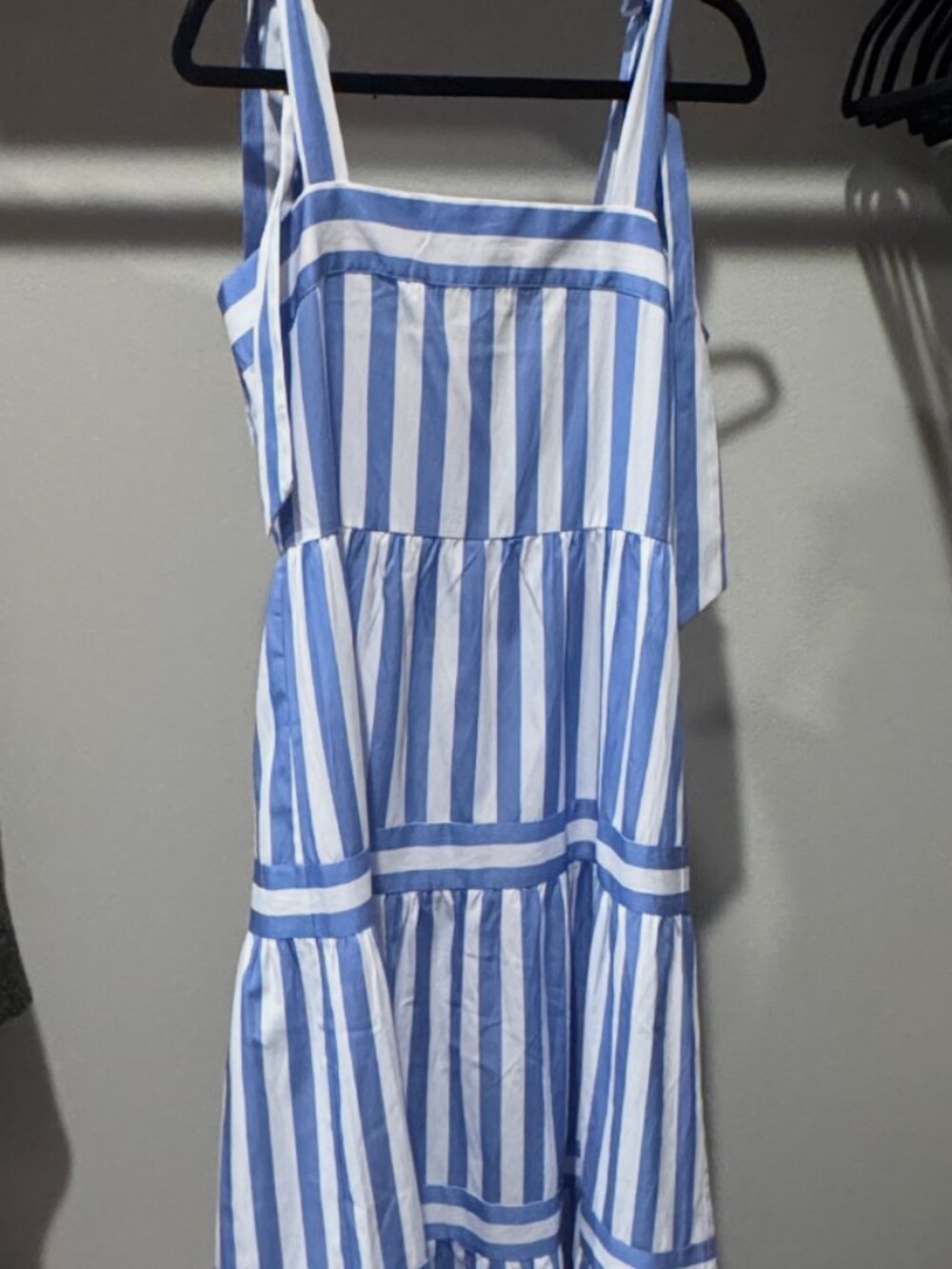 NWT Red Dress Blue & White Stripe Dress